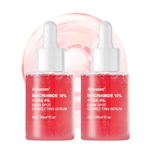Niacinamide Serum 10% + TXA 4% Acid for Face,Hyaluronic Acid Serum for Women,Dull Skin & Fine Lines,Korean Glass Skin,Fragrance-Free (60ml /2 fl.oz.)